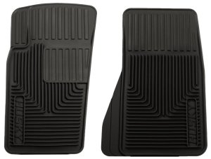 Jeep Wrangler Floor Mats - Front - Husky Liners - Heavy Duty - Black - `07-`11